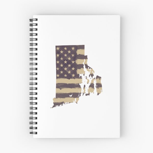 Item preview, Rhode Island State Vintage Stars & Stripes – Brown and Gold designed and sold by Paper Drip.