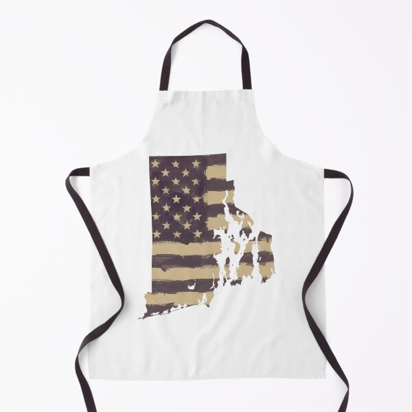 Item preview, Rhode Island State Vintage Stars & Stripes – Brown and Gold designed and sold by Paper Drip.
