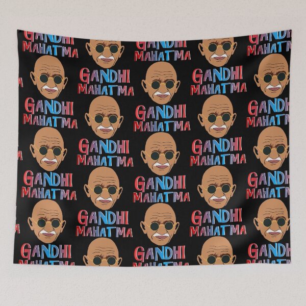 Item preview, Mahatma Gandhi illustration designed and sold by ZooStateofMind.