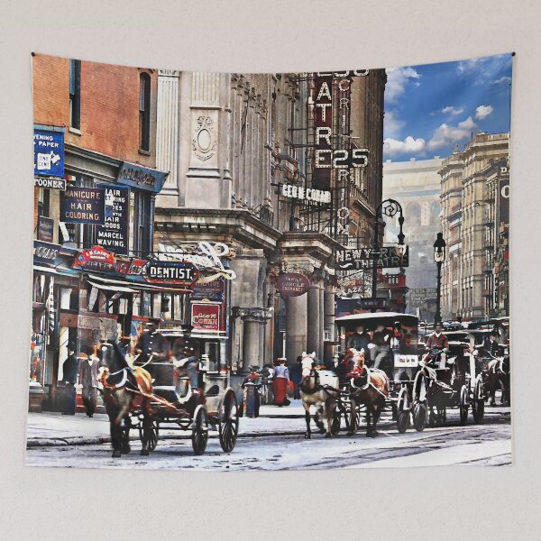 Item preview, Manhattan, NY – Long Acre Square, Nueva York, c1905 designed and sold by Susan Savad.