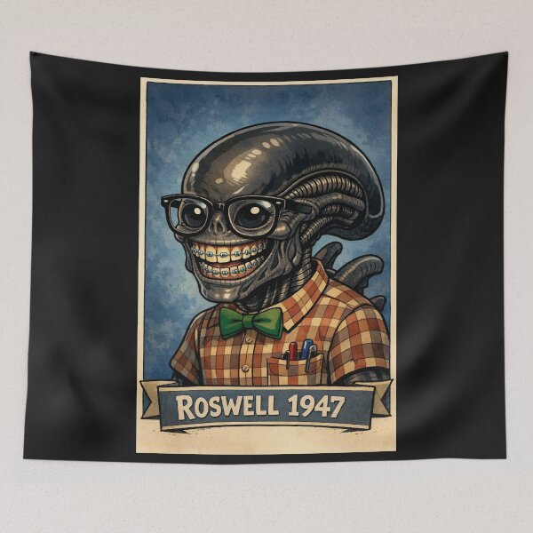 Item preview, Roswell 1947 designed and sold by Cats and Other Things.