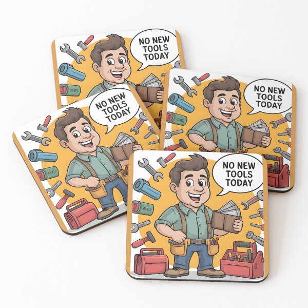 Item preview, No New Tools Today Funny Tool Lover Cartoon Shirt designed and sold by Viktorio Art Shop.