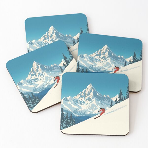 Item preview, Retro Ski Slope designed and sold by Bal Drops.