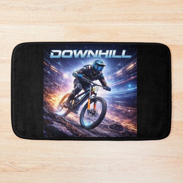 Item preview, DOWNHILL – Futuristic Mountain Biking Speed Art designed and sold by Fextreme.