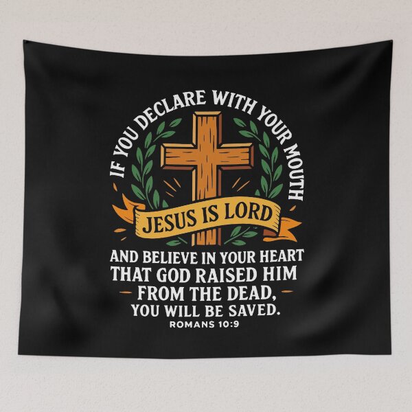 Item preview, Romans 10:9 Jesus is Lord designed and sold by plushism.
