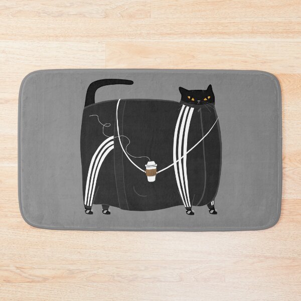 Item preview, Going For A Walk Cat designed and sold by KilkennyCat Art.