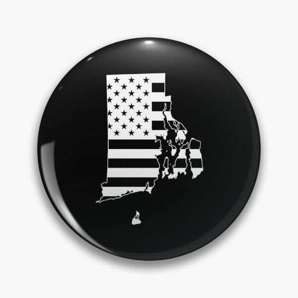 Item preview, Rhode Island state USA Flag Silhouette – Stars and Stripes State Outline designed and sold by Paper Drip.