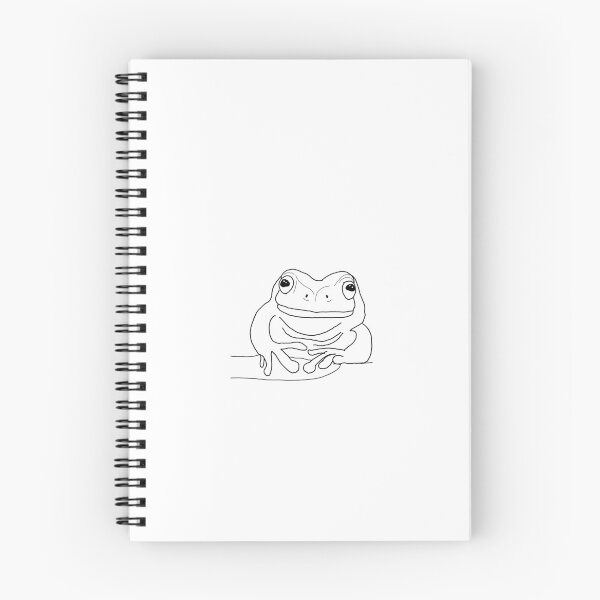 Item preview, Dumpy Tree Frog Line Work designed and sold by ajw-art.