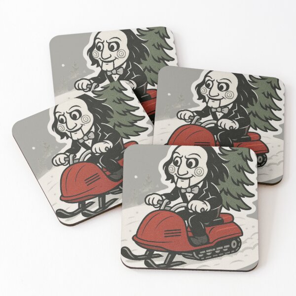 Item preview, LET’S PLAY SLEIGH: JIGSAW’S HOLIDAY SAW-MOBILE designed and sold by Print Fiction.