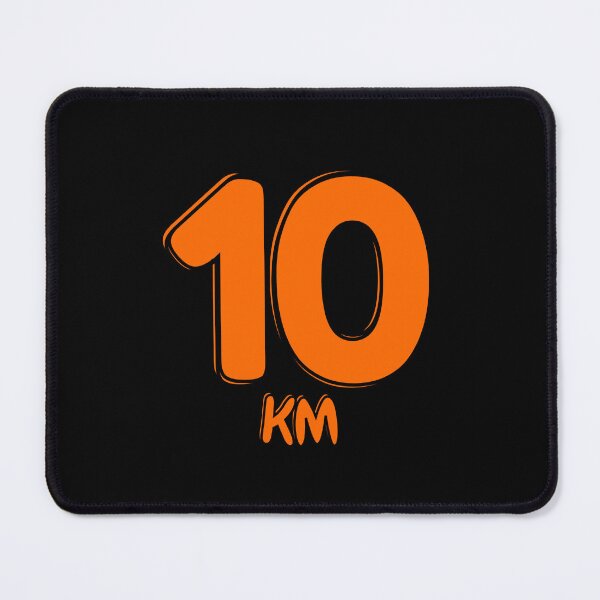Item preview, 10KM Running Achievement - Electric Orange designed and sold by NineSevenFour.