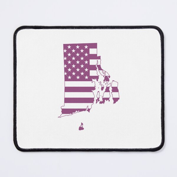 Item preview, Rhode Island USA Flag Silhouette – Stars and Stripes State Outline designed and sold by Paper Drip.