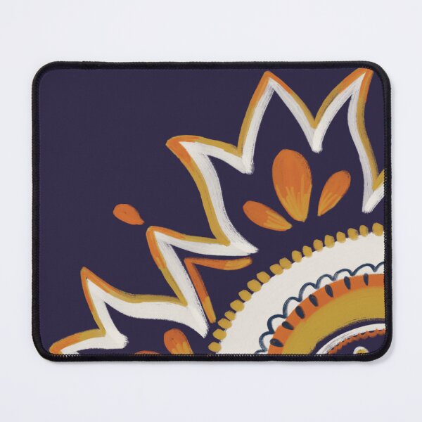 Item preview, Modern Mandala Art with Gold and White Accents designed and sold by M Uzumyemez.