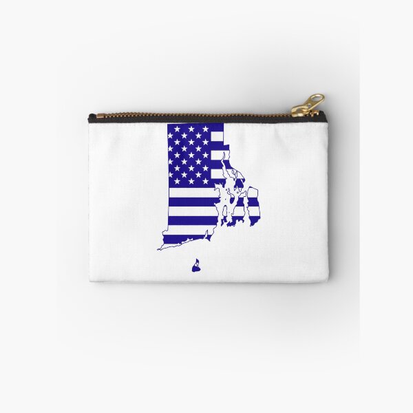 Item preview, Rhode Island USA Flag Silhouette – Stars and Stripes State Outline designed and sold by Paper Drip.