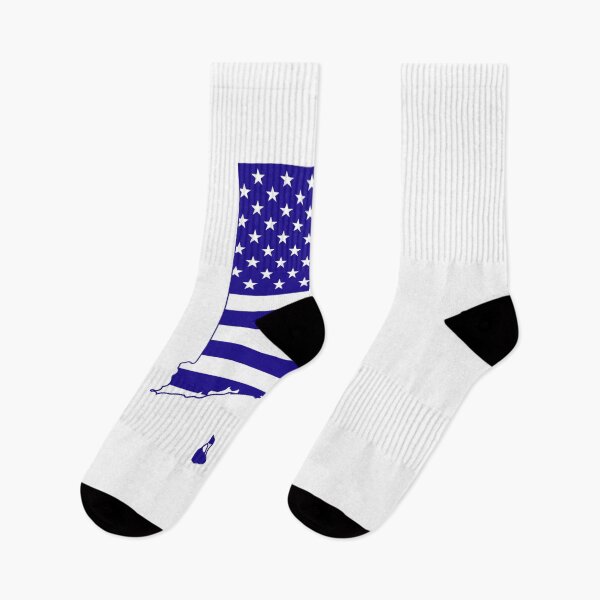 Item preview, Rhode Island USA Flag Silhouette – Stars and Stripes State Outline designed and sold by Paper Drip.