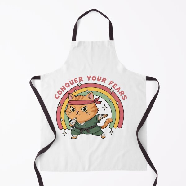 Item preview, Conquer Your Fears Ninja Cat Martial Arts designed and sold by Emmatshirt1.