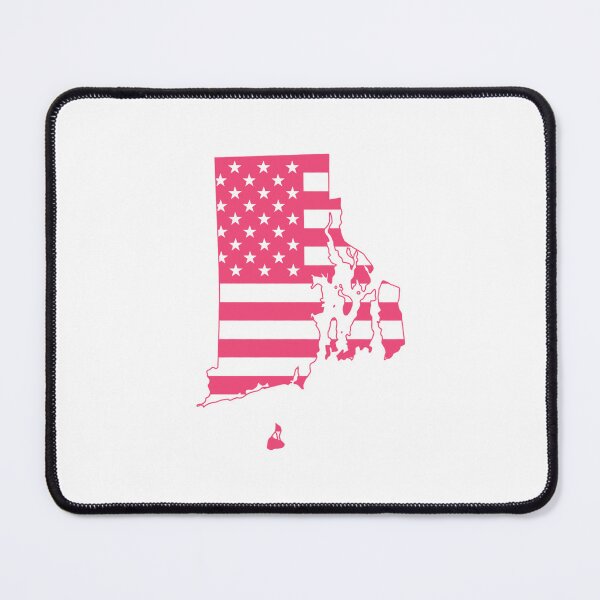 Item preview, Rhode Island USA Flag Silhouette – Stars and Stripes State Outline designed and sold by Paper Drip.