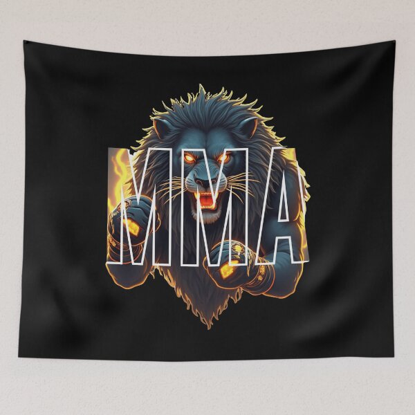 Item preview, Neon Cyberpunk Lion - MMA Fighter Beast designed and sold by PI-Global.