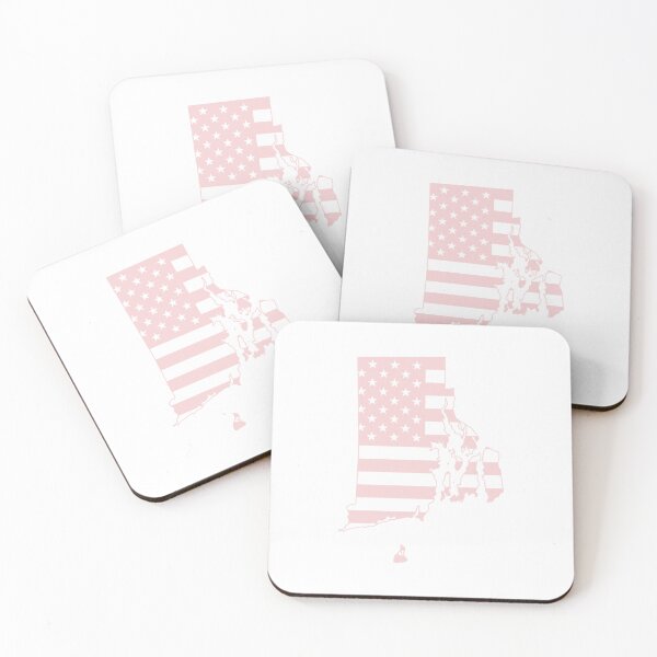 Item preview, Rhode Island USA Flag Silhouette – Stars and Stripes State Outline designed and sold by Paper Drip.