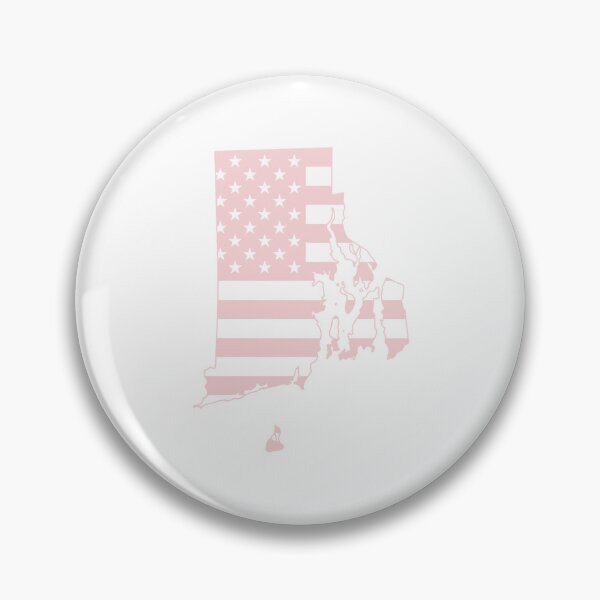 Item preview, Rhode Island USA Flag Silhouette – Stars and Stripes State Outline designed and sold by Paper Drip.