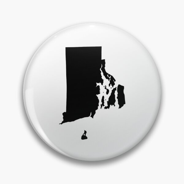 Item preview, Rhode Island Map Silhouette – Minimal Black designed and sold by Paper Drip.