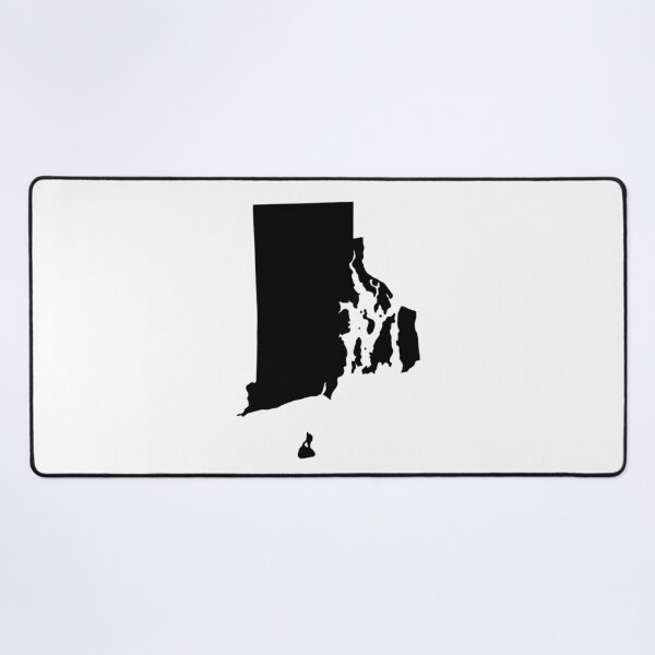 Item preview, Rhode Island Map Silhouette – Minimal Black designed and sold by Paper Drip.