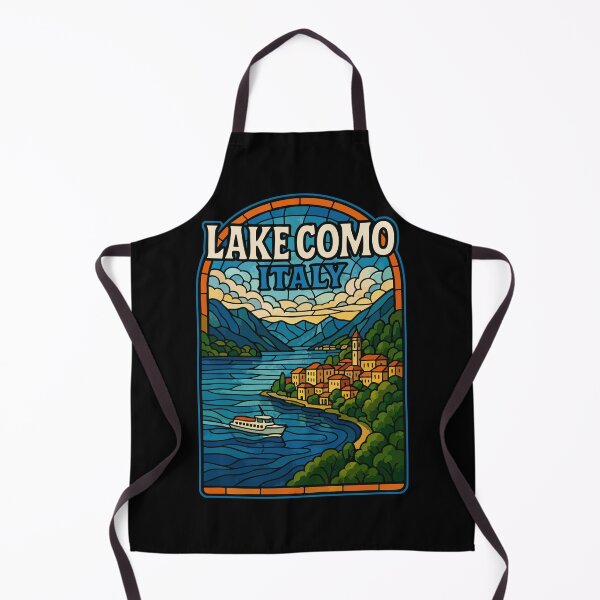 Item preview, Lake Como Stained Glass Travel designed and sold by TomFrontierArt.