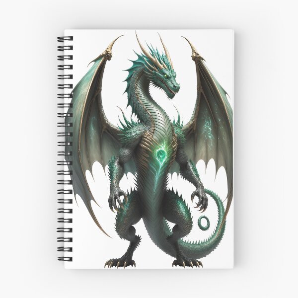 Item preview, Guardián Dragón Arcano Esmeralda – Arte de Criaturas Fantásticas de Núcleo Mágico designed and sold by RobiCom.