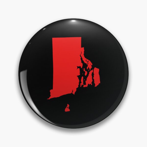 Item preview, Rhode Island Map Silhouette – Minimal Red designed and sold by Paper Drip.