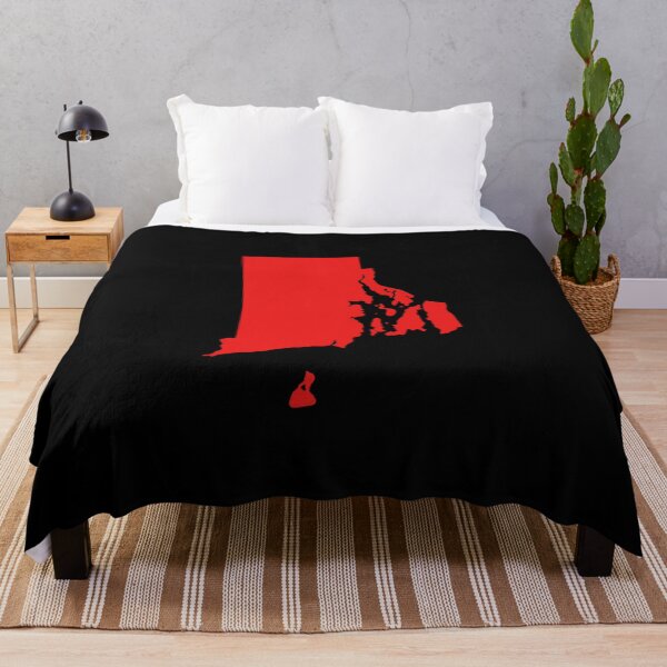 Item preview, Rhode Island Map Silhouette – Minimal Red designed and sold by Paper Drip.