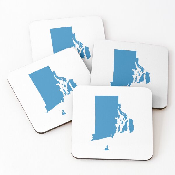 Item preview, Rhode Island Map Silhouette – Minimal Black and White designed and sold by Paper Drip.