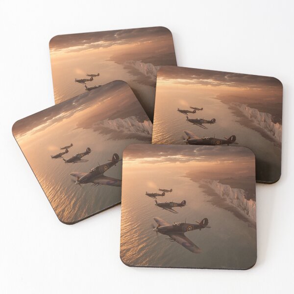 Item preview, Hurricanes Over The Chalk Cliffs designed and sold by Skyframe Aviation.