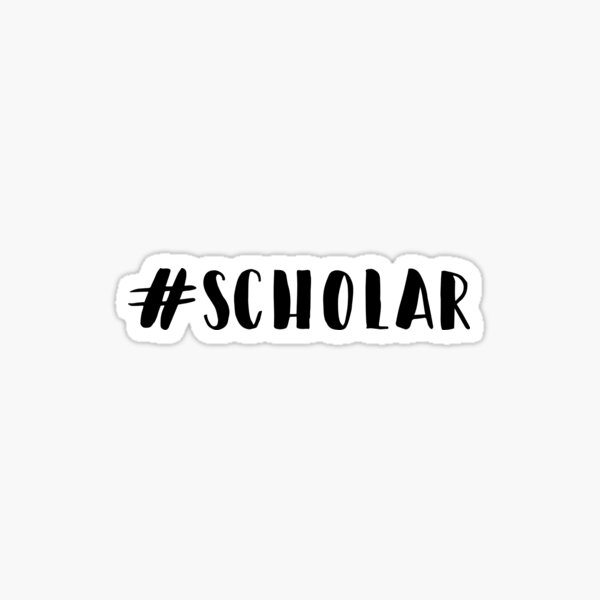 Item preview, #scholar sticker designed and sold by eds36.