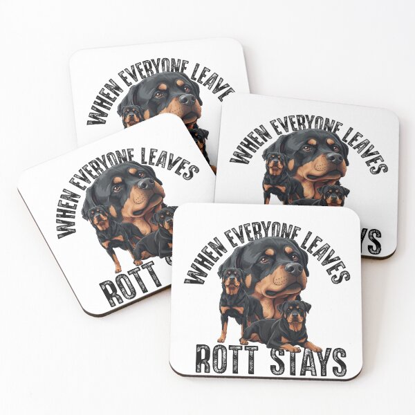 Item preview, Loyal Rottweiler Dog Family Illustration – Strong & Gentle Dog Art designed and sold by C3J7.