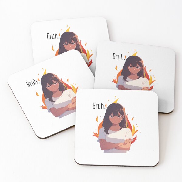 Item preview, Burning Emotion – Angry Girl Surrounded by Flames designed and sold by MarWachaN.