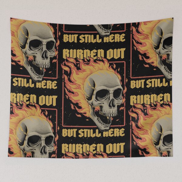 Item preview, Skull Burned Out - Sarcastic Quote Gift designed and sold by Studio Mootant.
