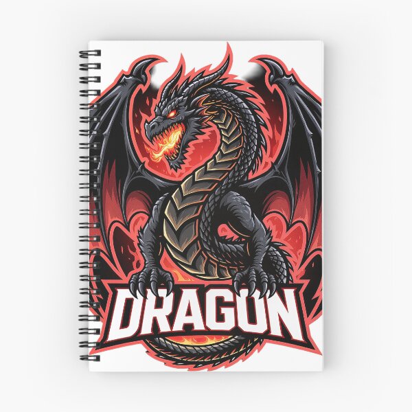 Item preview, Infernal Fire Dragon Emblem – Esports Mascot Fantasy Logo designed and sold by RobiCom.