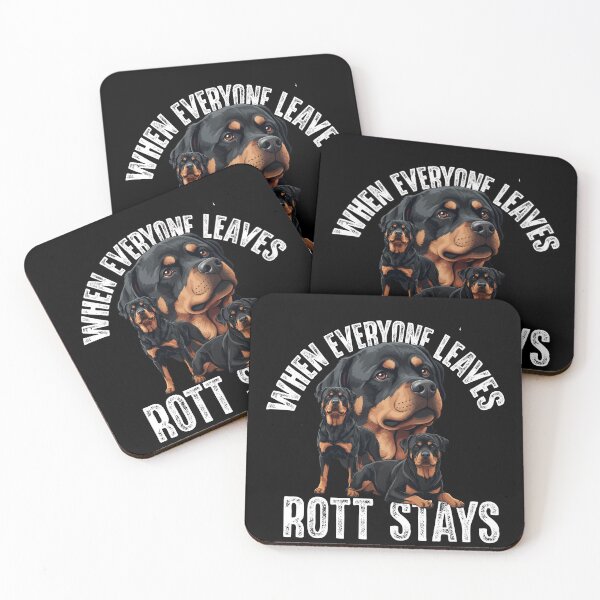 Item preview, Loyal Rottweiler Dog Family Illustration – Strong & Gentle Dog Art designed and sold by C3J7.