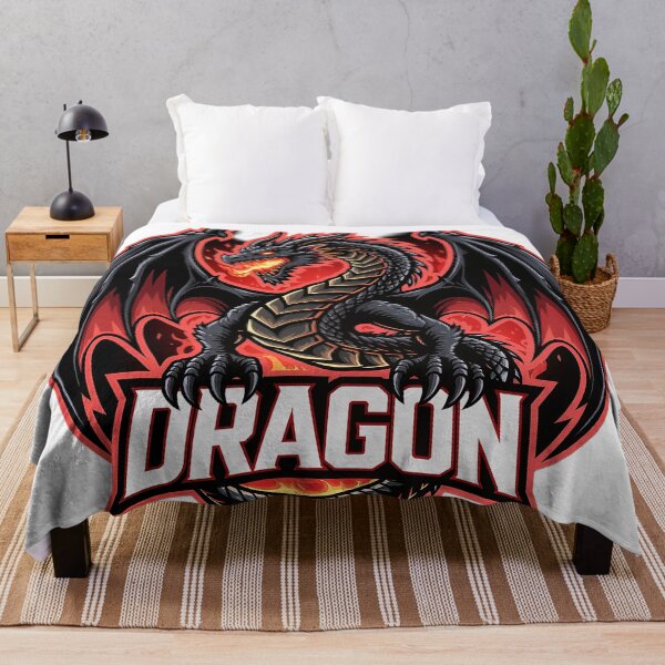 Item preview, Infernal Fire Dragon Emblem – Esports Mascot Fantasy Logo designed and sold by RobiCom.