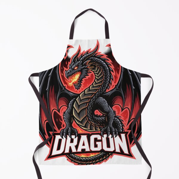 Item preview, Infernal Fire Dragon Emblem – Esports Mascot Fantasy Logo designed and sold by RobiCom.