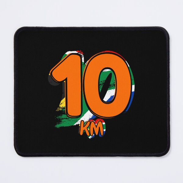 Item preview, 10KM Running Achievement - South Africa - Electric Orange designed and sold by NineSevenFour.