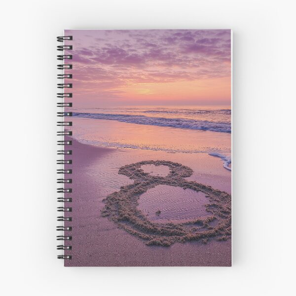 Item preview, Number 8 Drawn in Sand Beside Ocean Waves at Sunset ​ designed and sold by chase-thewave.