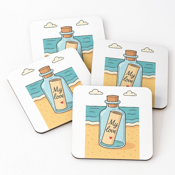 Item preview, Message in a bottle designed and sold by ThreeFrenchies.