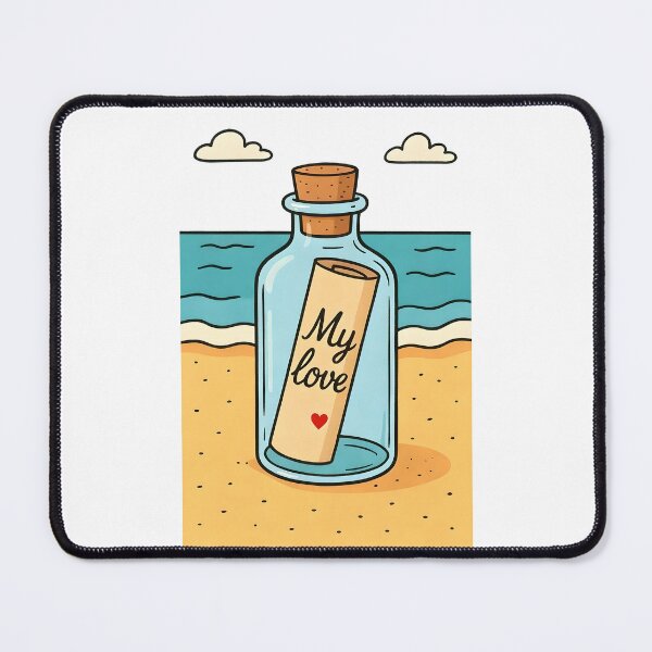 Item preview, Message in a bottle designed and sold by ThreeFrenchies.