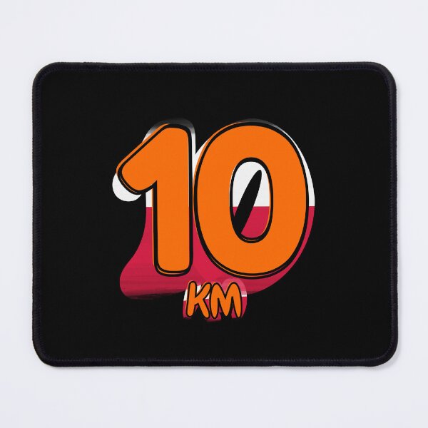 Item preview, 10KM Running Achievement - Poland - Electric Orange designed and sold by NineSevenFour.