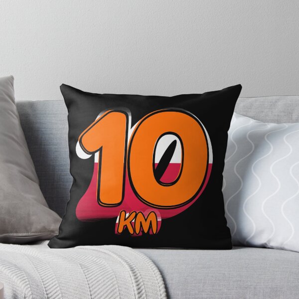 Item preview, 10KM Running Achievement - Poland - Electric Orange designed and sold by NineSevenFour.