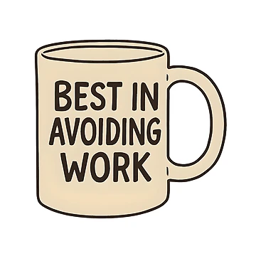 Artwork thumbnail, Best In Avoiding Work by CharmStudio