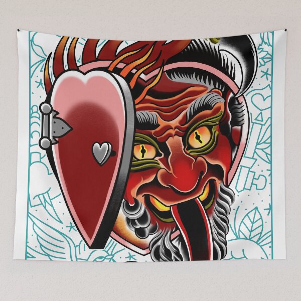 Item preview, Love demon tattoo design designed and sold by ETHOSTATTOO&DESIGN.