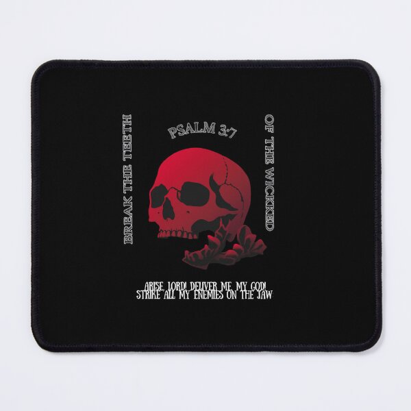 Item preview, Psalm 3:7 Vintage Skull Christian Bible Verse Funny designed and sold by w66aboo.