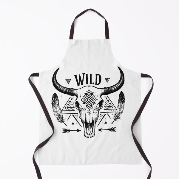 Item preview, Wild Western Boho Buffalo Skull – Tribal Vintage Design designed and sold by truongloc246.