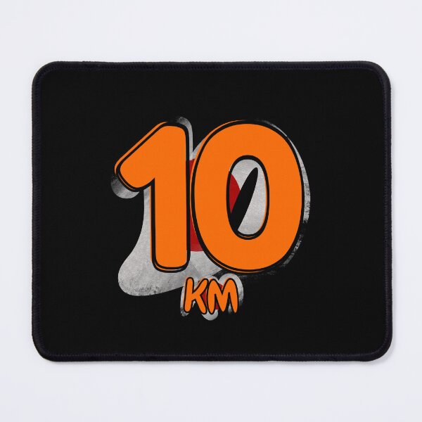 Item preview, 10KM Running Achievement - Japan - Electric Orange designed and sold by NineSevenFour.